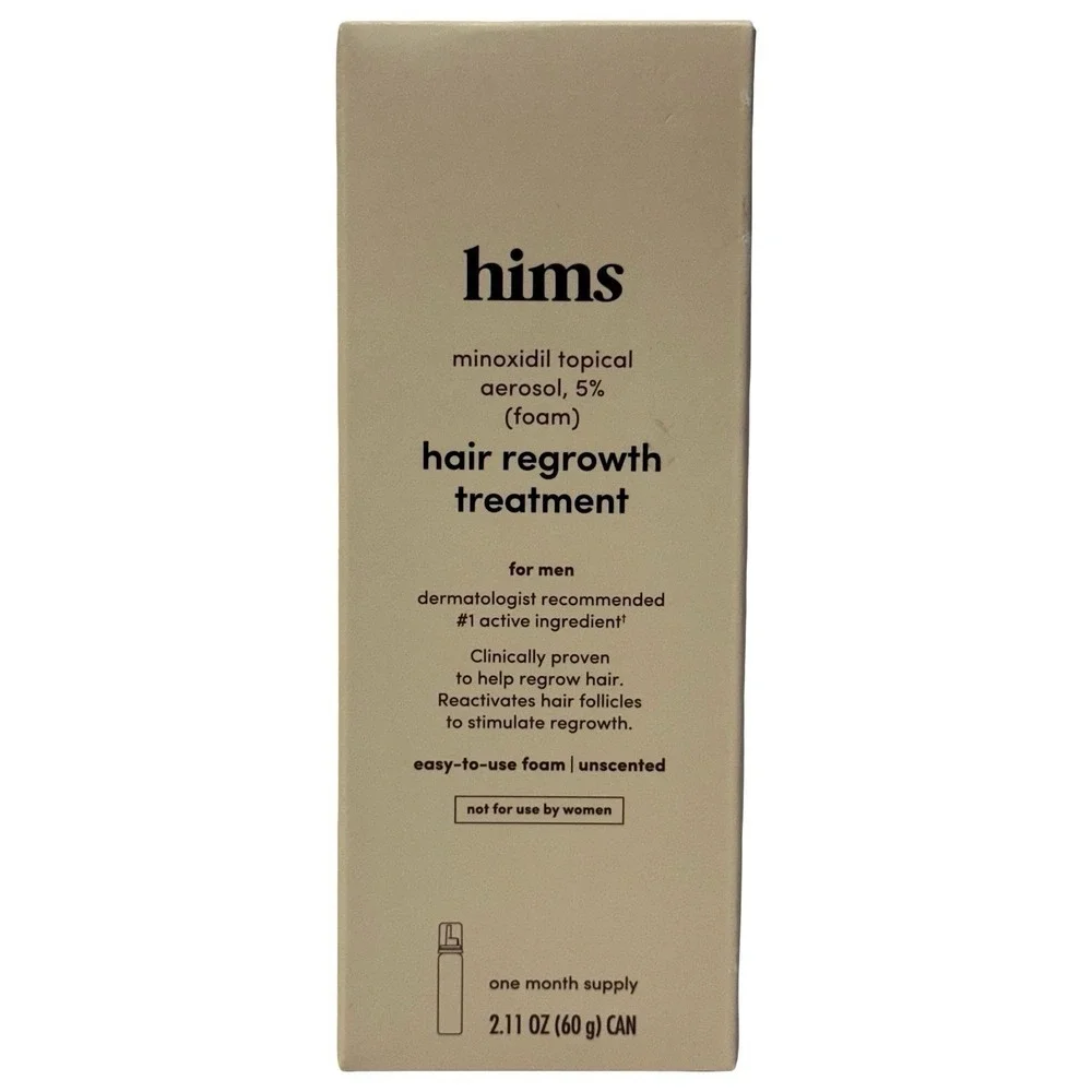 Hims Men's 5% Minox Foam Solution Hair Regrowth Treatment 04/27